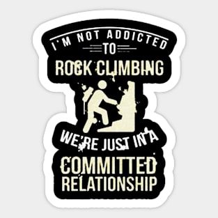 ock Climbing Committed Sticker